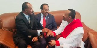 Ethiopian Prime Minister Abiy Ahmed after receiving the Presidents of Eritrea and Somalia have together began their visit of Gondar city.