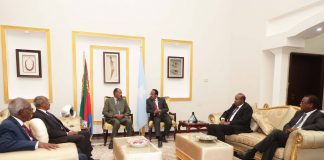 President Mohamed Abdullahi Mohamed Farmajo, President of the Federal Republic of Somalia and President Isaias Afwerki, President of the State of Eritrea, held a two-day consultation meeting in Mogadishu, Somalia on December 13th-14th 2018.