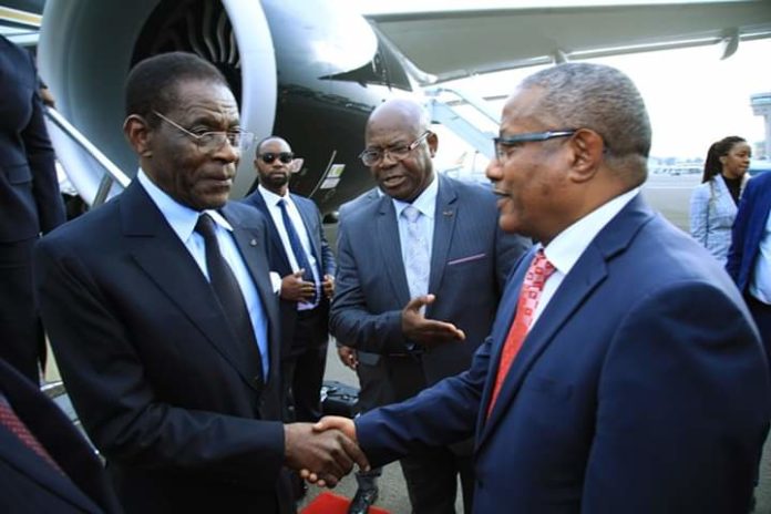 Equatorial Guinea's president arrives in Addisababa for State visit