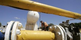 File photo of a gas pipeline