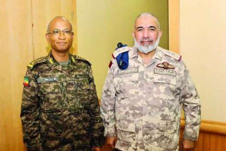 Ethiopian, Qatari military chiefs discuss bilateral relations