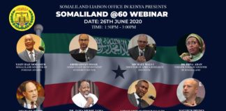 Somaliland Liaison office in Kenya is hosting Teleconference Meeting on 60 years of Somaliland Achievements
