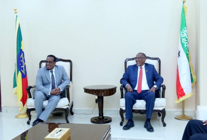 Somaliland President receives Ethiopia New Consul general