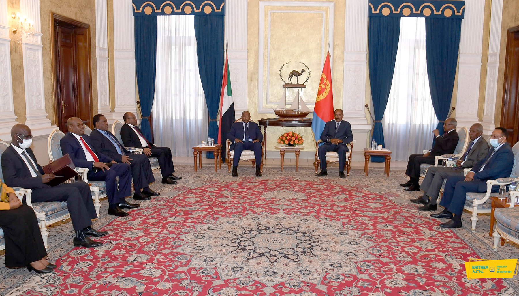 Sudan: Lt. Gen. Al-Burhan Arrives in Asmara for visit