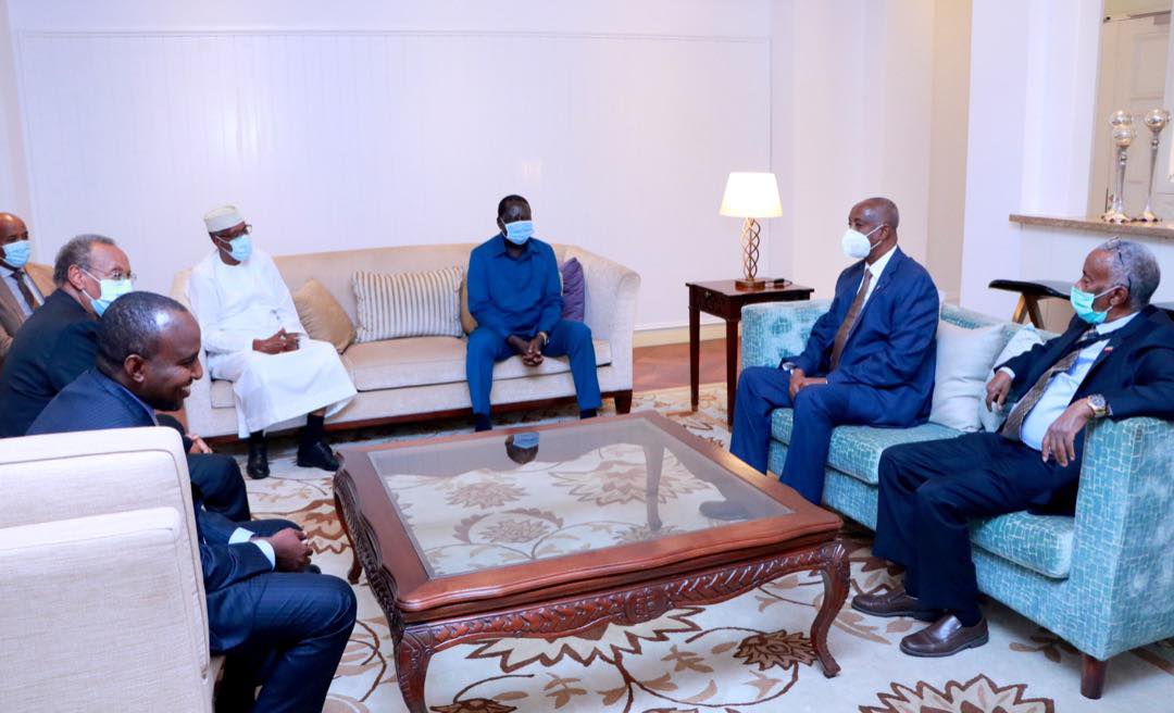 Somaliland President meets former PM of Kenya Raila Odinga