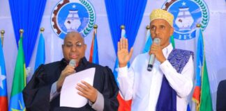Somali Regional State elected Mustafa Muhumed Omer (Mustafa Cagjar), as the president of the Somali regional state