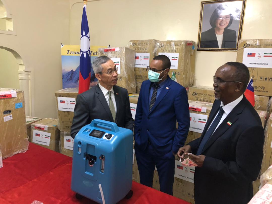Taiwan donates oxygen generators to Somaliland to fight together against COVID-19