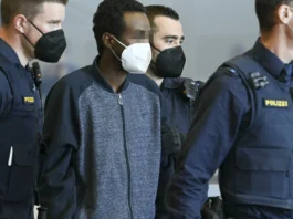 The Somali suspect, an asylum seeker with a history of mental health problems, faces charges including murder and attempted murder Christof STACHE AFP