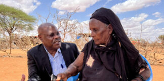 I'm 95 years old and I have never seen such drought. Animals died, people now… we seriously need support and people who can help us. We don’t even have something to cook for our families; we have almost nothing,” says Seynab Fiddle Cirowe, a grandmother residing in a camp for internally displaced people (IDPs) outside the town of Dollow, in Somalia’s south-west.