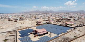 Solar,Hybrid,Power,Plant,In,In,Somalia,,Africa
