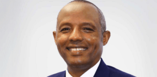The Chief Executive officer of Ethiopian Airlines Mesfin Tasew