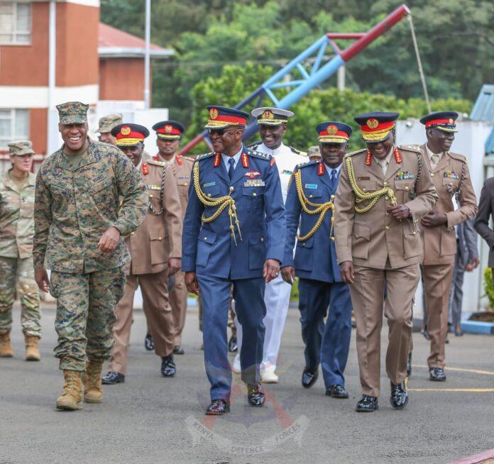 Google AFRICOM combatant commander visits Kenya Defence Headquarters