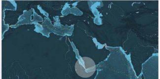 igure 1: Ship tracking in a specific daytime before the Houthi’s attacks; Bad-el-Mandeb Strait is marked with a circle. Source shipmap.org through Universidad de Navarra.