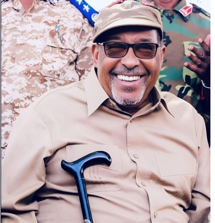 Late President Ahmed, leaving behind a lasting legacy, smiling at the end of his honorable tenure.