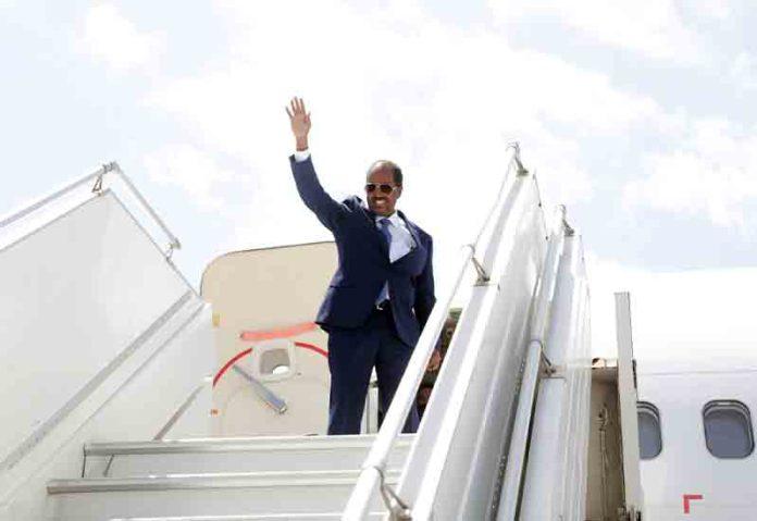 Somalia President Departs Ankara for Ethiopia Talks