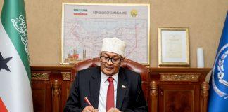 Somaliland President Abdirahman Mohamed Abdilahi Irro