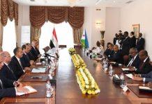 President Sisi, Djiboutian President Ismail Omar Guelleh discuss deepening cooperation between two countries