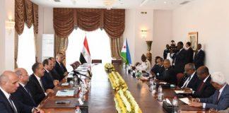 President Sisi, Djiboutian President Ismail Omar Guelleh discuss deepening cooperation between two countries
